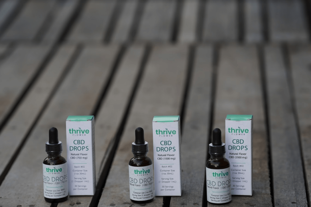 thrive flower cbd oil tinctures