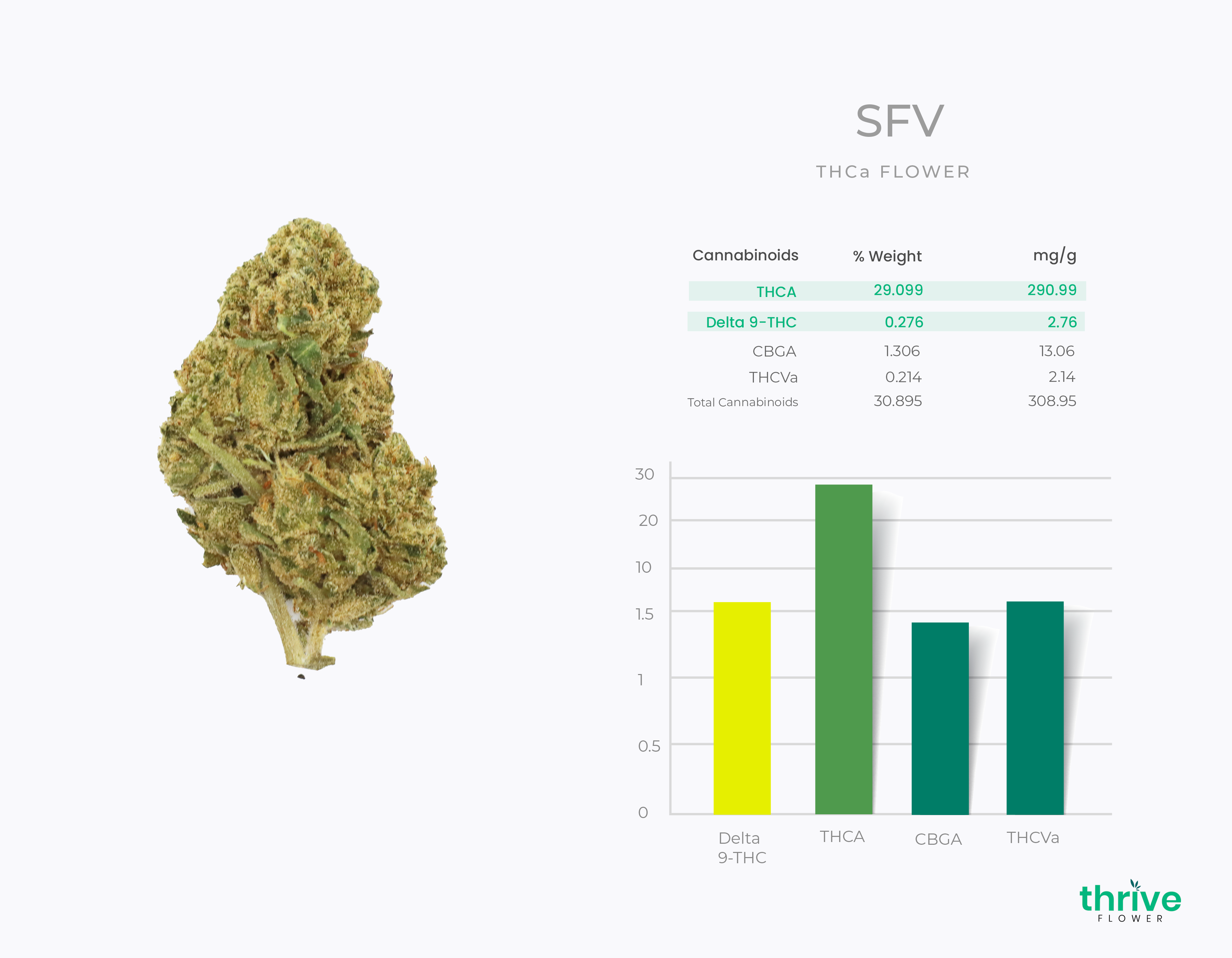 SFV THCa Flower Infograph